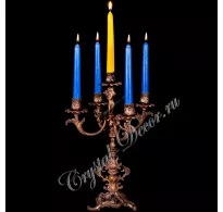 Бронзовый подсвечник 5 свечей